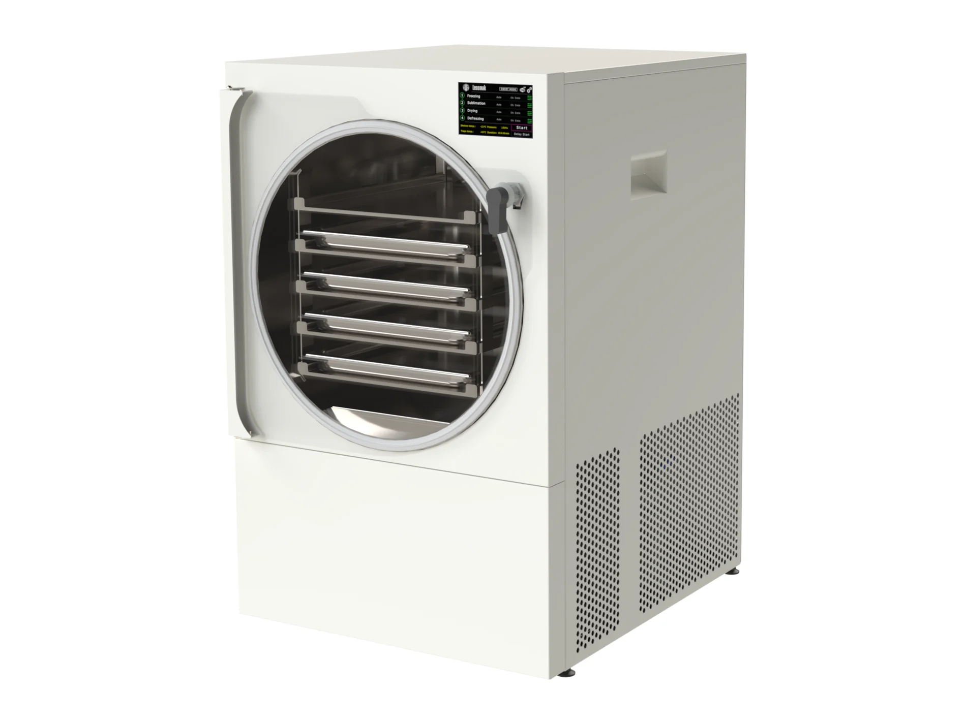 LEO-004 — Liofilizador compacto, Branco (Traffic White)