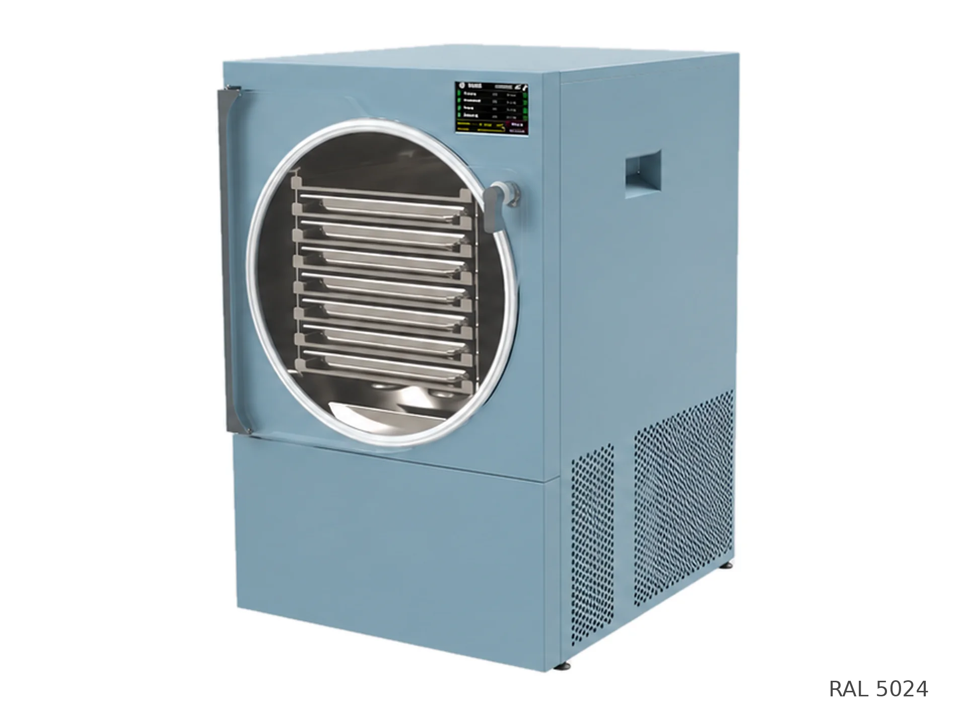 LEO-004L freeze dryer — RAL 5024 finish