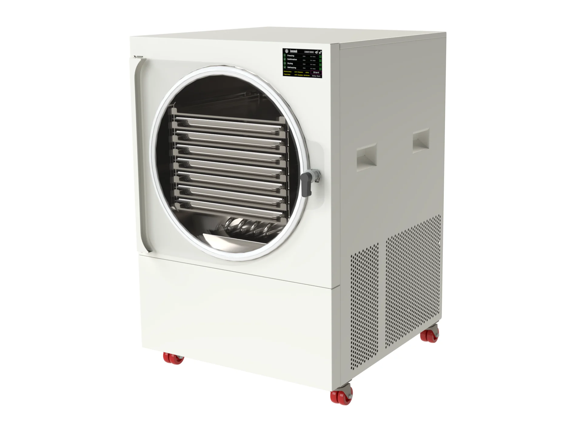 LEO-007L — Liofilizador compacto, Branco (Traffic White)