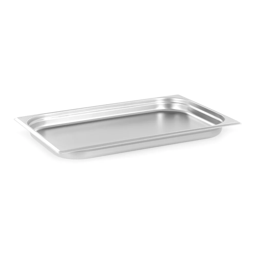 Tabuleiro de aço inoxidável GN 1/1 40 mm