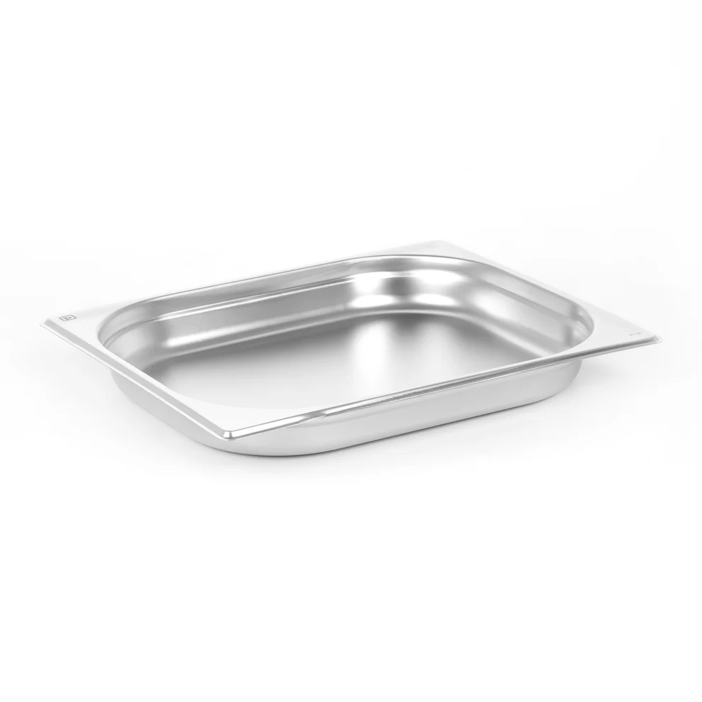 Tabuleiro de aço inoxidável GN 1/2 40 mm